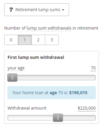 home loan payoff using lump sums